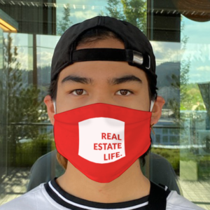 Real Estate Facemask Red