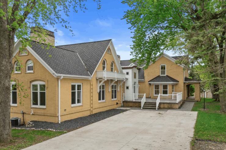 Walking up to the main entrance