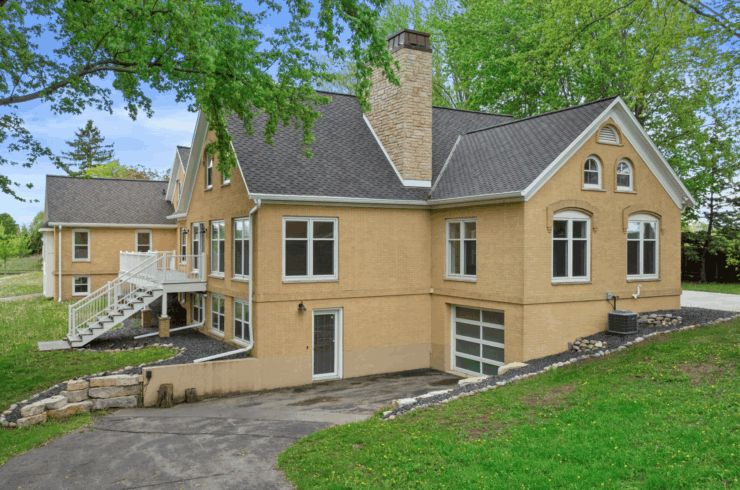 The entrance to the "secret" garage.