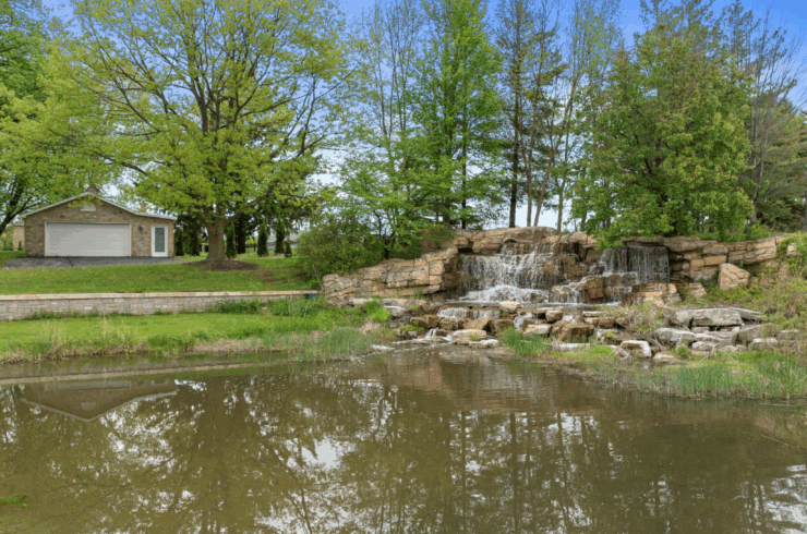 The pond is owned and maintained by the city, but is primarily for the enjoyment of the owners.