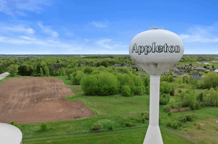 The Appleton Water tower.